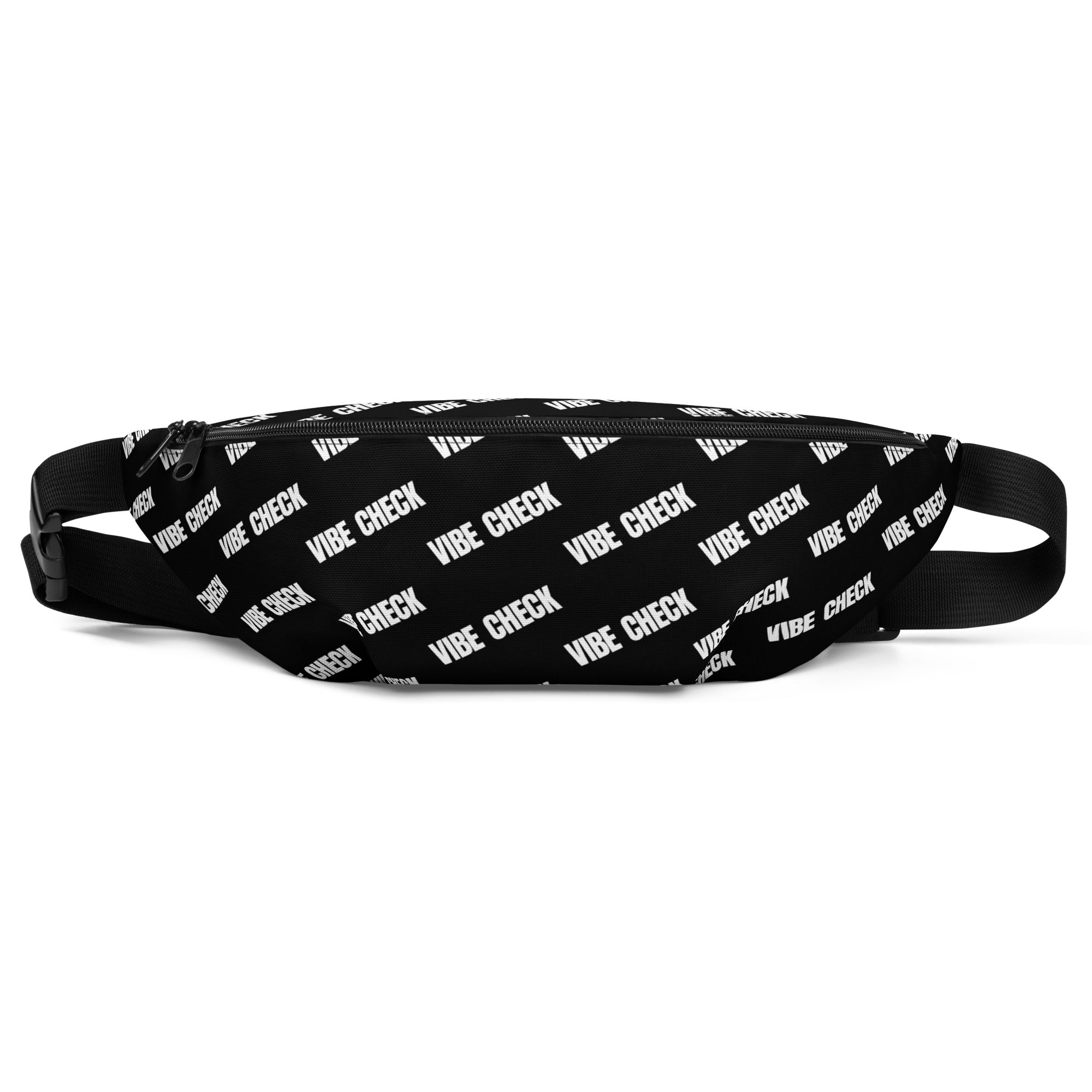 Indigo Trippy Checker Fanny Pack