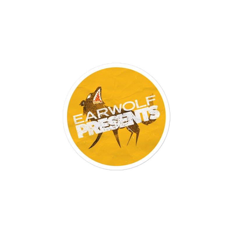 Earwolf Presents: Lone Wolf Yellow Sticker