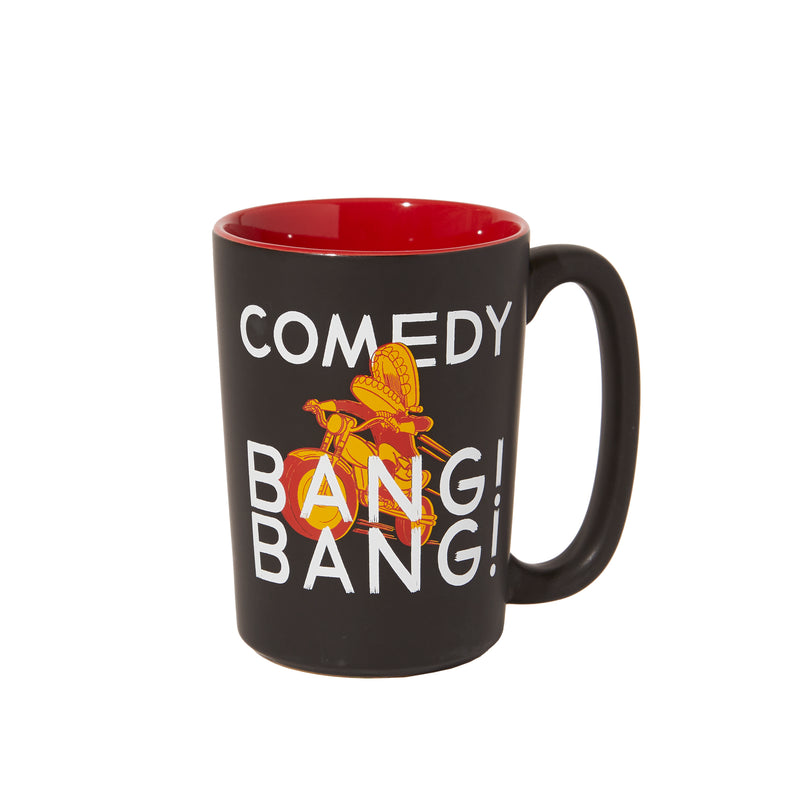 Comedy Bang Bang: Black Matte Mug