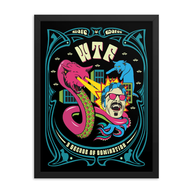 WTF: Decade of Domination Framed Poster
