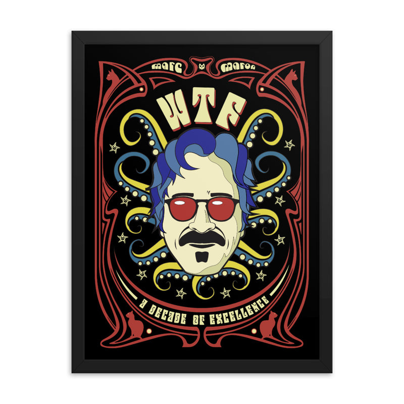 WTF: Decade of Excellence Framed Poster