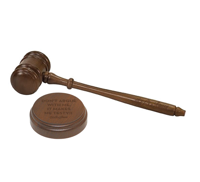 Dr. Laura: Gavel & Sound Block Set