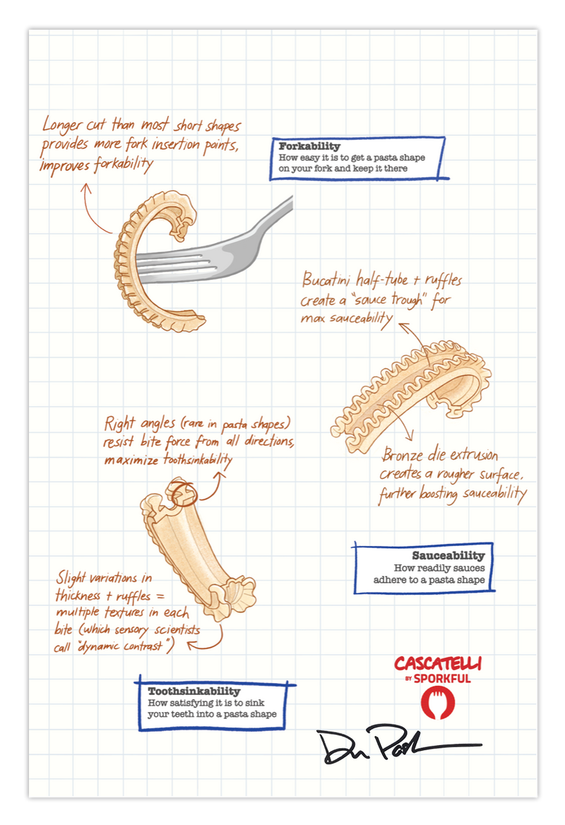 SIGNED The Sporkful: Cascatelli Print