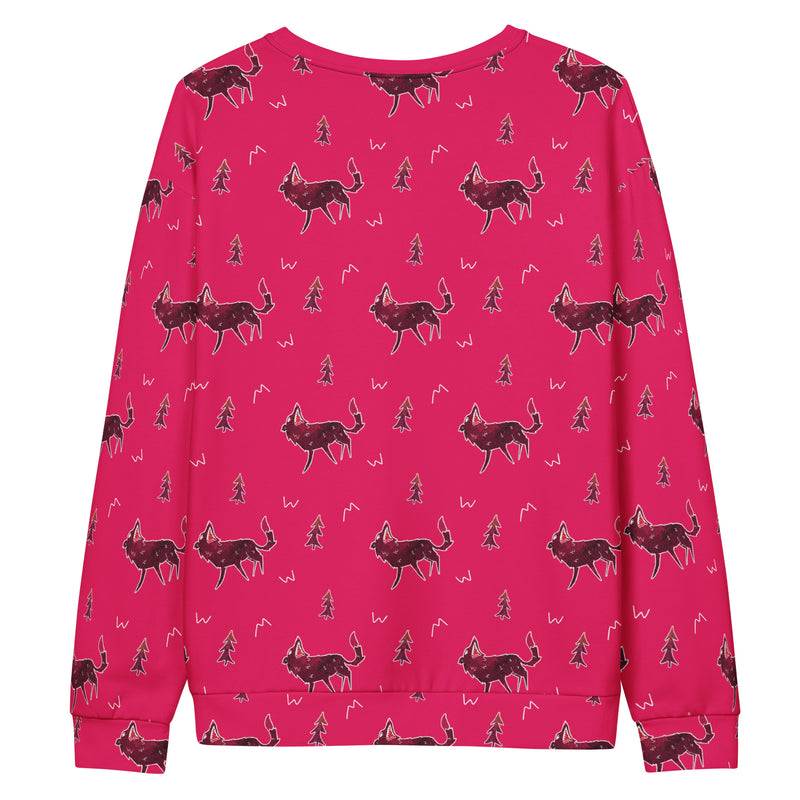 Earwolf Presents: Wolf Pack Pink Sweatshirt