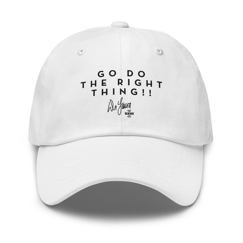 Dr. Laura: Right Thing White Cap