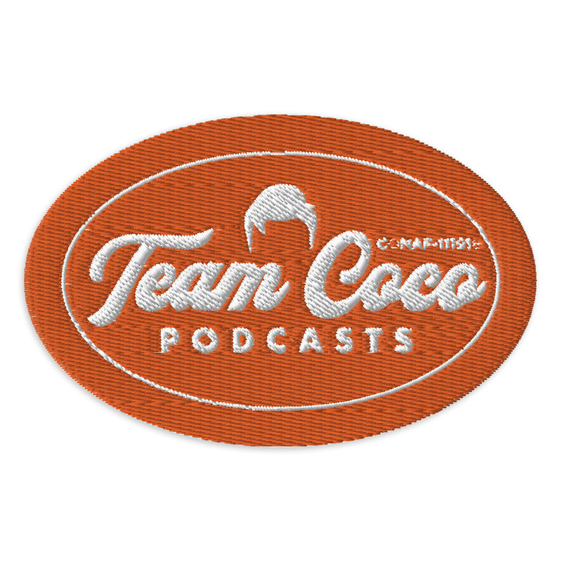 Conan O'Brien Needs A Friend: Orange Team Coco Podcasts Embroidered Patch