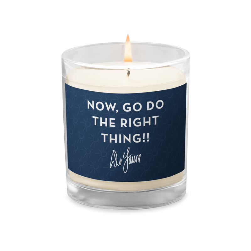 Dr. Laura: Right Thing Candle