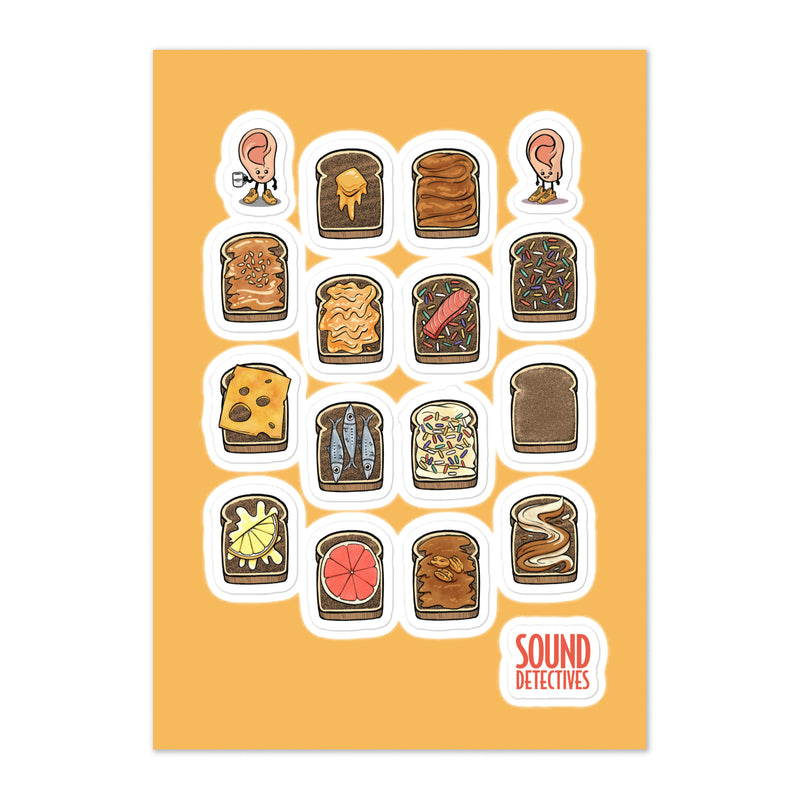Sound Detectives: Toast Combos Sticker Sheet