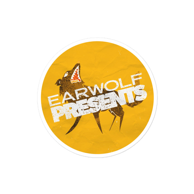 Earwolf Presents: Lone Wolf Yellow Sticker