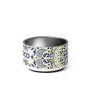 Ceramic pet bowl featuring a decorative design and the logo 'TEAMCOCO' in bold letters