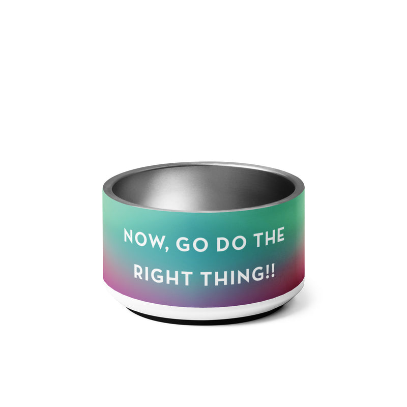 Dr. Laura: Right Thing Pet Bowl