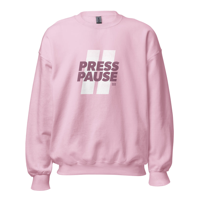 Press Pause: Unisex Sweatshirt