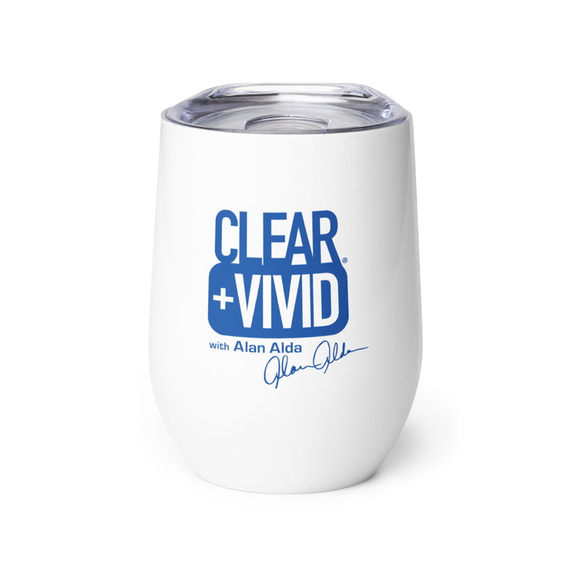 Clear + Vivid: Stainless Tumbler