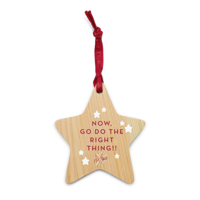 Dr. Laura: Right Thing Star Ornament