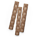 Multiple gift wrap sheets featuring repeating images with 'Better Tomorrow' branding and a Hannah Brown's portrait.