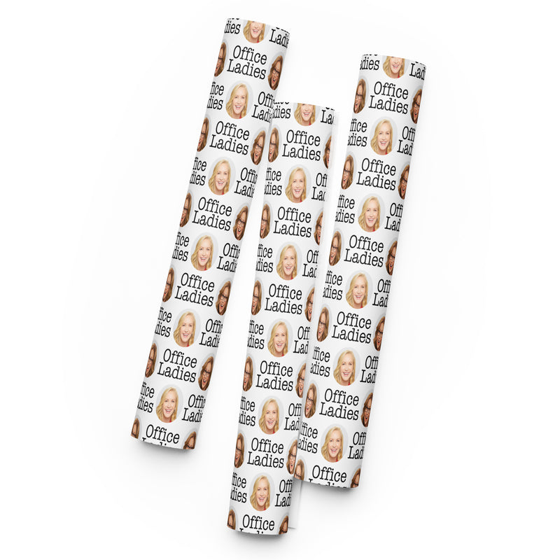 Office Ladies: Faces Wrapping Paper Sheets