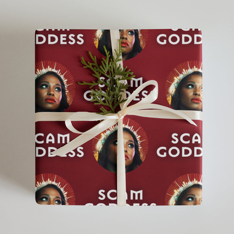 Scam Goddess: Wrapping Paper Sheets