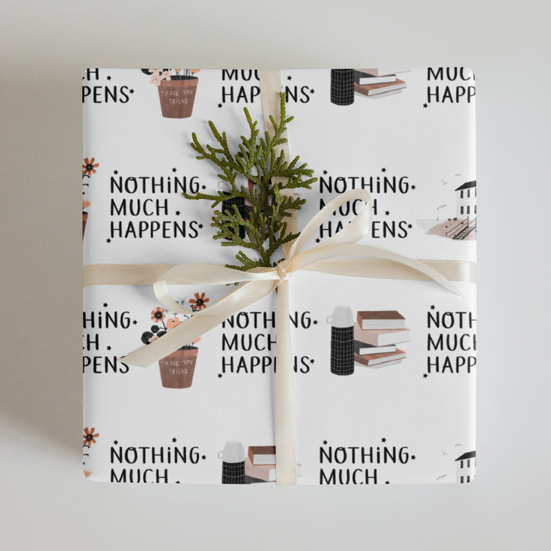 Nothing Much Happens: Wrapping Paper Sheets