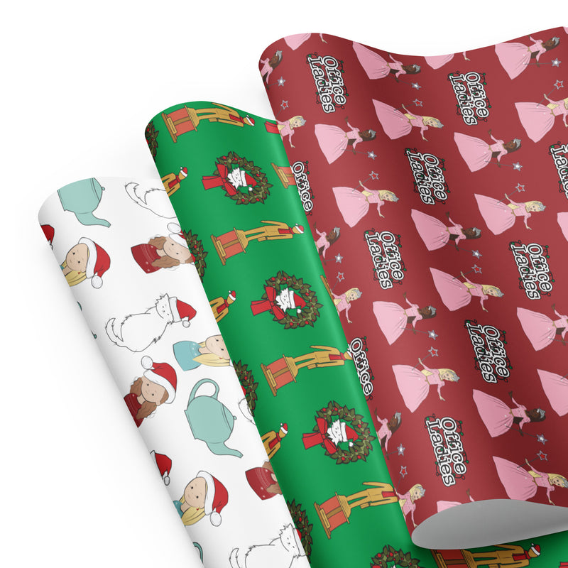 Office Ladies: Icons Holiday Wrapping Paper Sheets