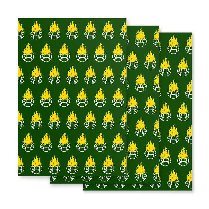 Baseball Bar-B-Cast: Wrapping Paper Sheets