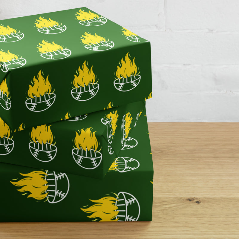 Baseball Bar-B-Cast: Wrapping Paper Sheets