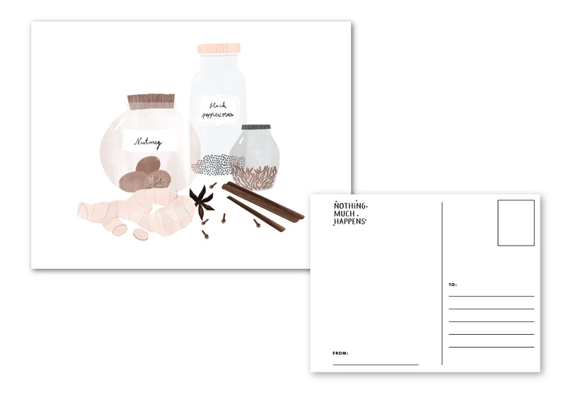 Nothing Much Happens: Postcard Set