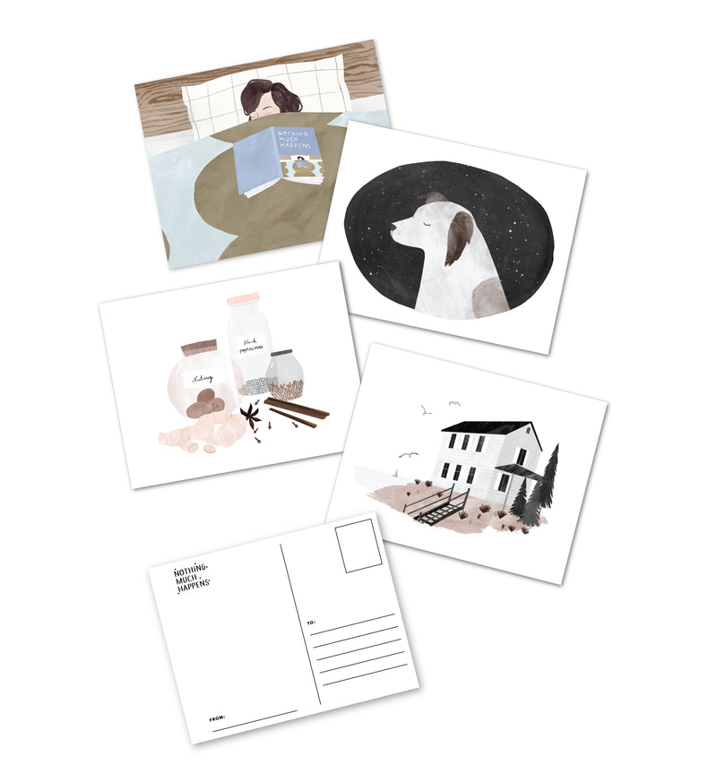 Nothing Much Happens: Postcard Set