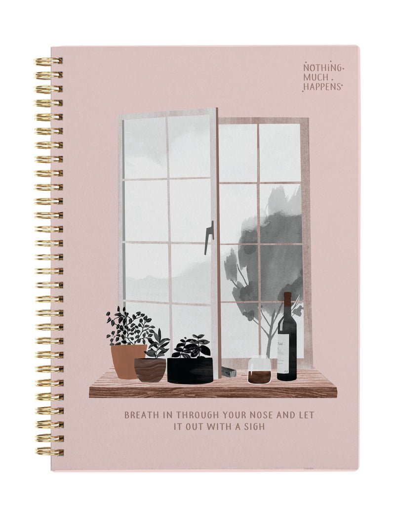 Nothing Much Happens: Pink Notebook