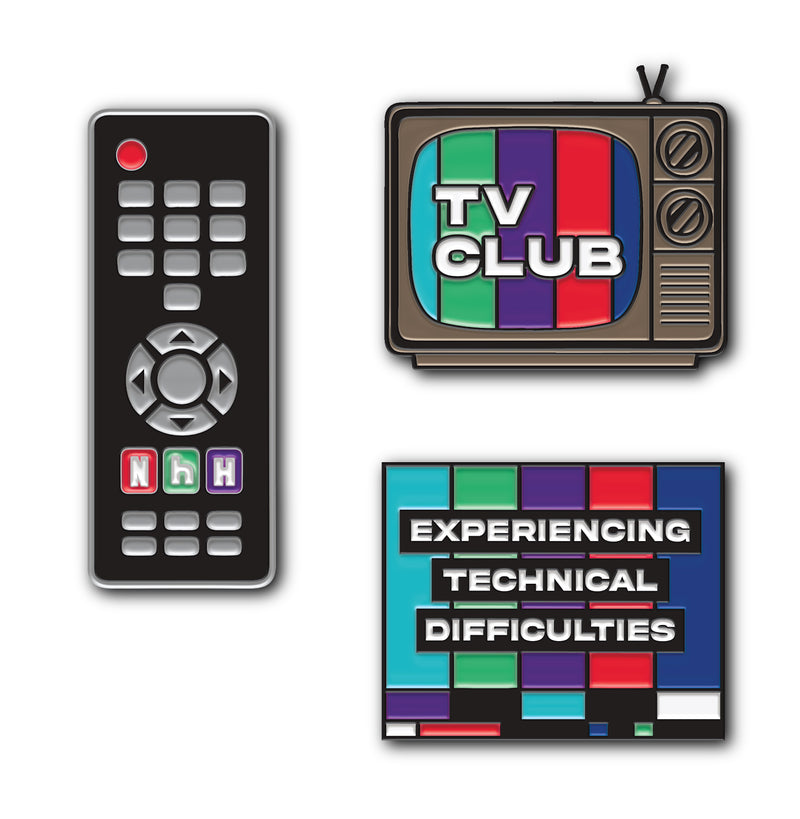 TV, I Say: Enamel Pin Set