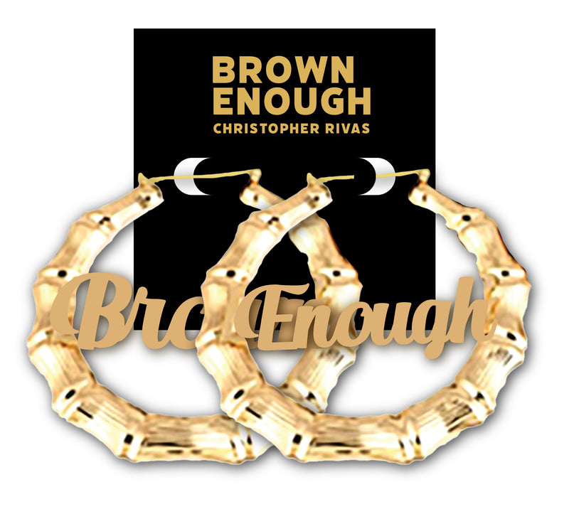 Brown Enough: Hoop Earrings