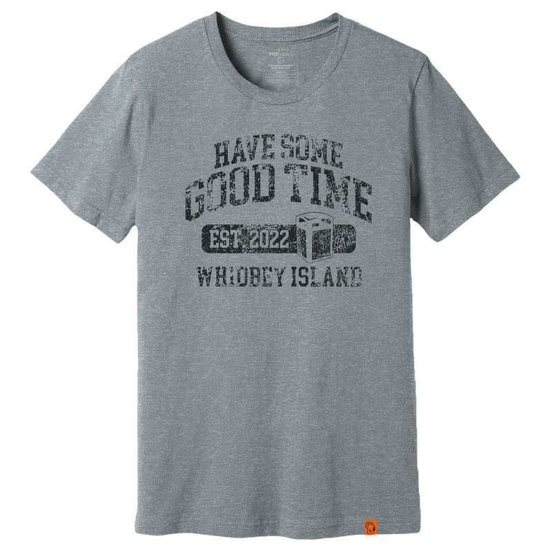 Conan O'Brien Needs A Friend: Collegiate Good Time T-shirt (Grey)