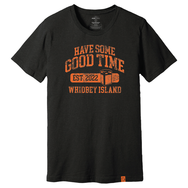 Conan O'Brien Needs A Friend: Collegiate Good Time T-shirt (Black)