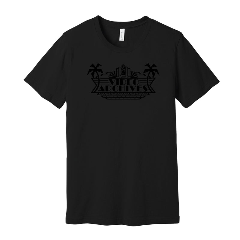The Video Archives Podcast: Noir Flocked T-shirt