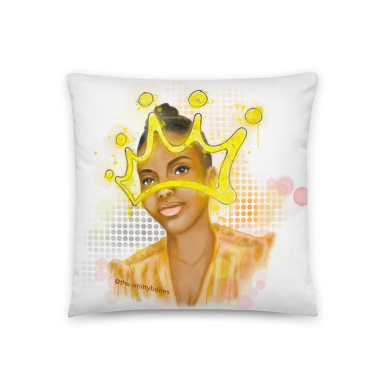 Comedy Royalty: Sasheer Throw Pillow