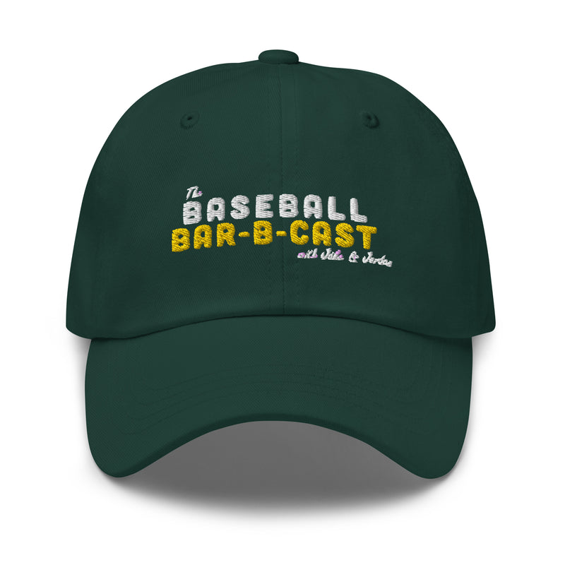 Baseball Bar-B-Cast: Title Dad Hat (Green)