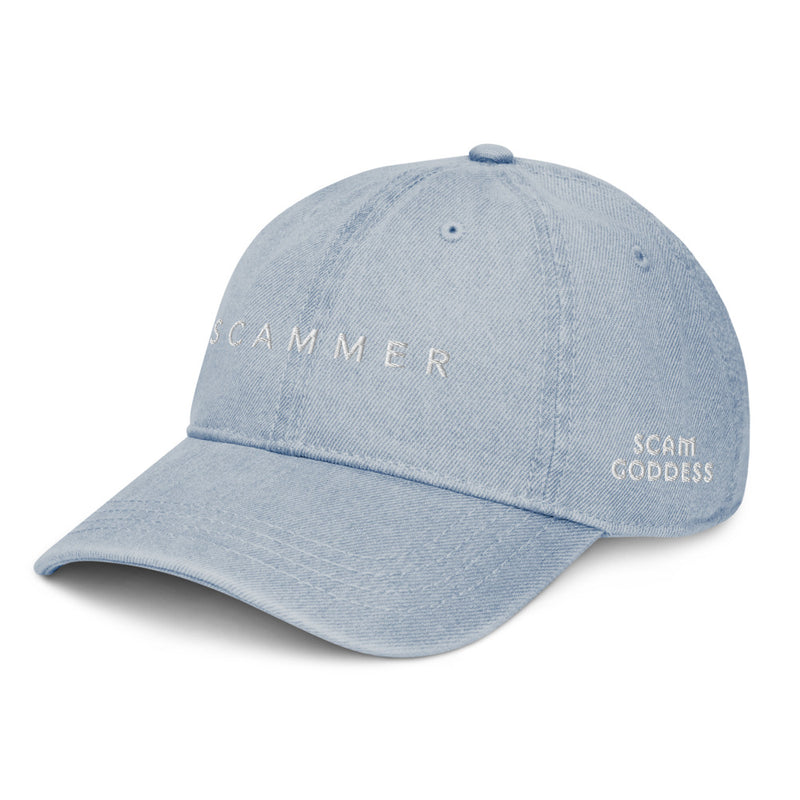 Scam Goddess: Scammer Denim Cap