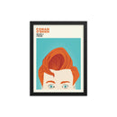 Illustration of a man with bright red hair and blue eyes, framed with the text 'Conan O'Brien Needs a Friend.'