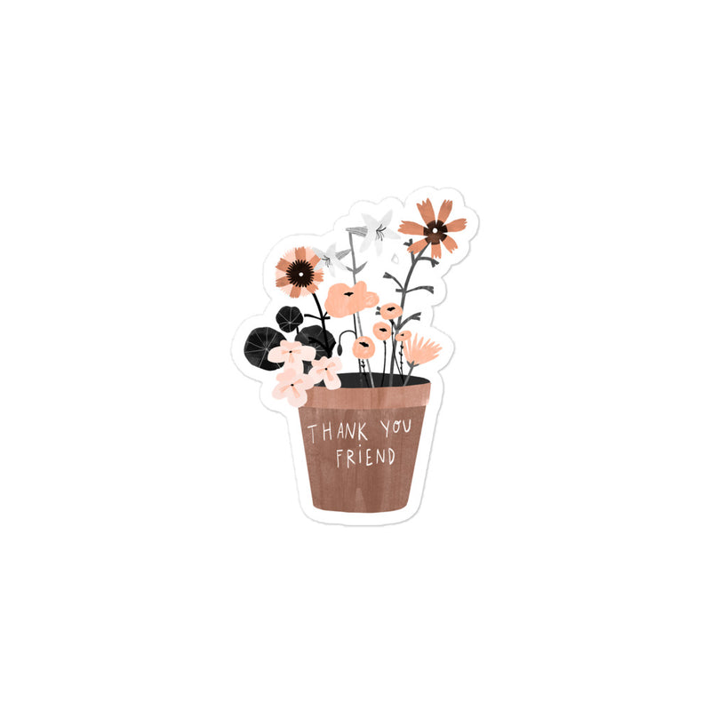 Nothing Much Happens: Flowers Sticker