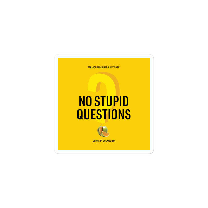 Freakonomics: No Stupid Questions Sticker