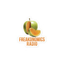 Sticker featuring orpples and an orpple slice with the text Freakonomics Radio