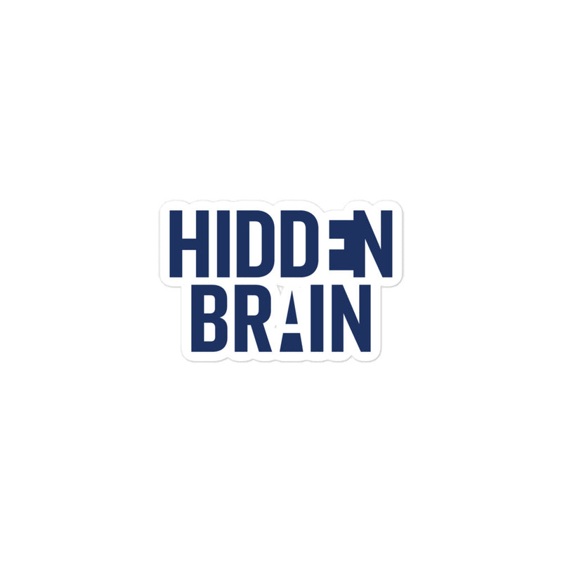Hidden Brain: Logo Sticker