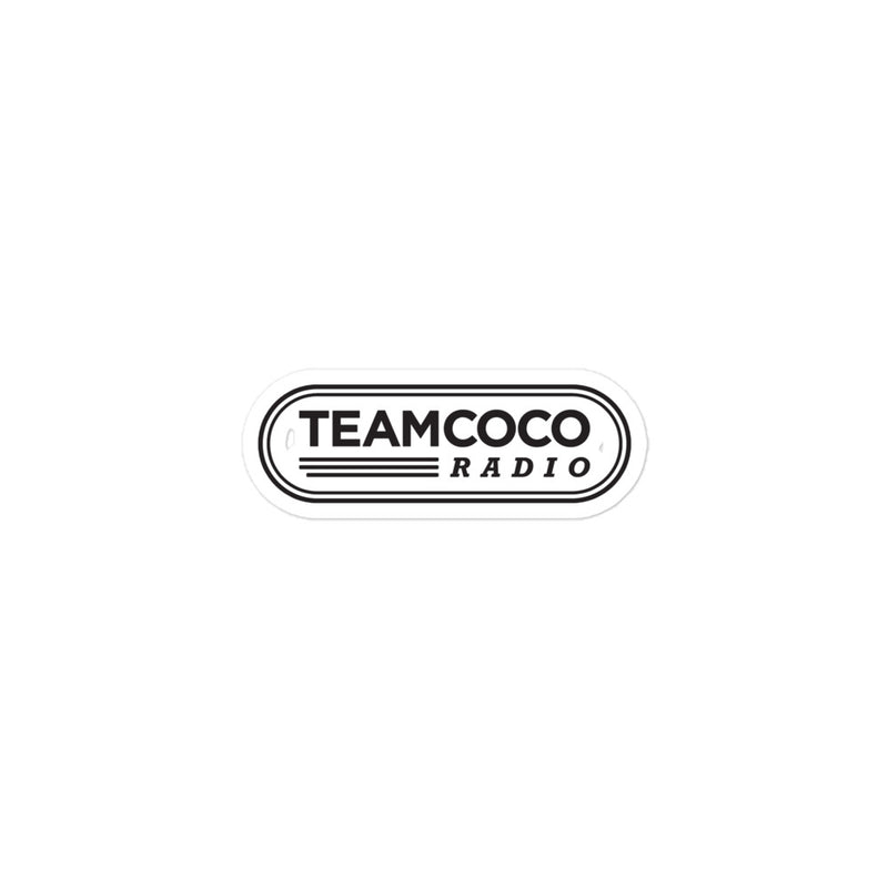 Team Coco Radio: B+W Sticker