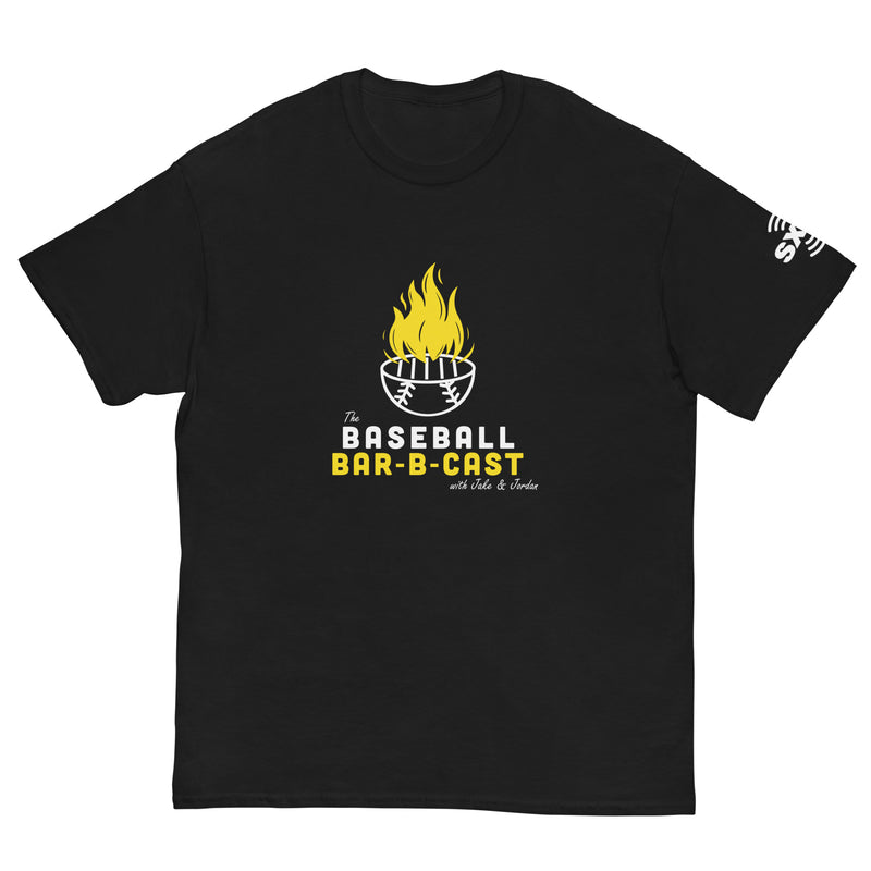 Baseball Bar-B-Cast: T-shirt (Black)