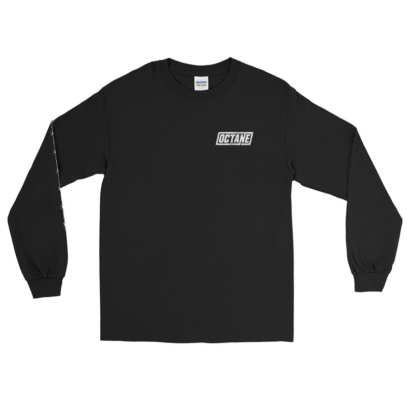 Octane: White Logo Long Sleeve T-shirt