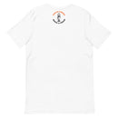 white t-shirt featuring the text 'Conan O'Brien Needs a Friend' with a microphone graphic on the back
