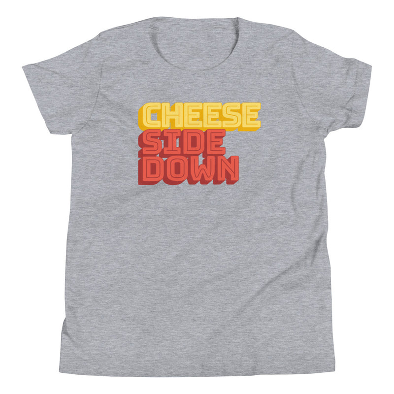 The Sporkful: Youth Cheese Side Down T-shirt