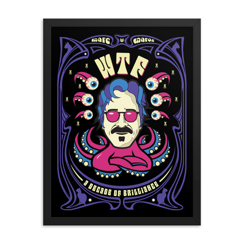 WTF: Decade of Brilliance Framed Poster