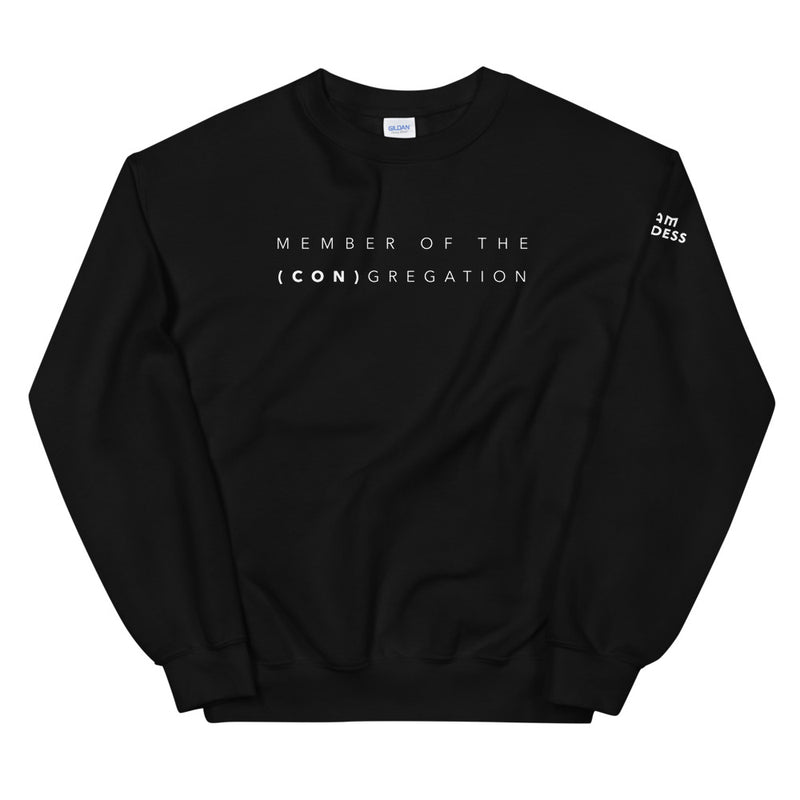 Scam Goddess: Congregation Member Sweatshirt (Black)