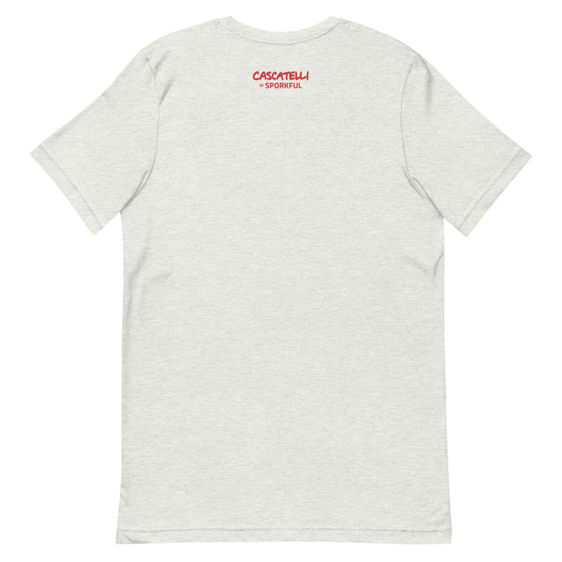 The Sporkful: Unisex Cascatelli T-shirt (Grey)