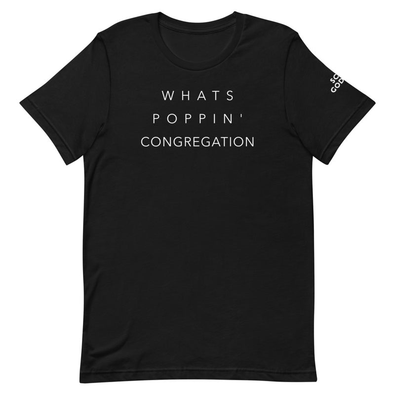 Scam Goddess: What's Poppin' T-shirt (Black)